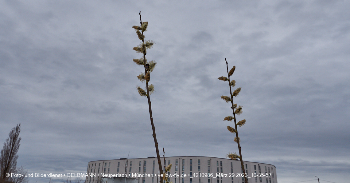 29.03.2023 - Baustelle REVO und Umgebung in Neuperlach